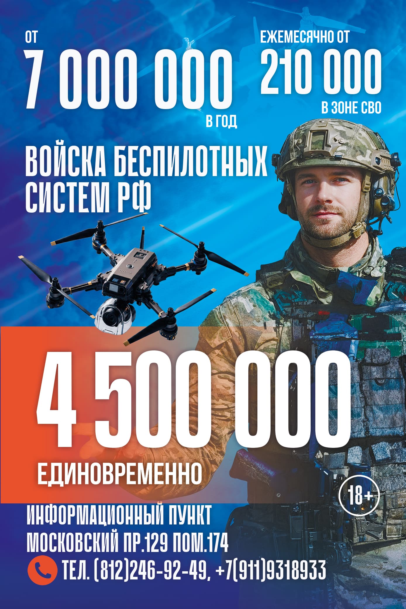 ИНФОРМАЦИОННЫЙ ПУНКТ МОСКОВСКИЙ ПР., Д. 129 ПОМ. 174